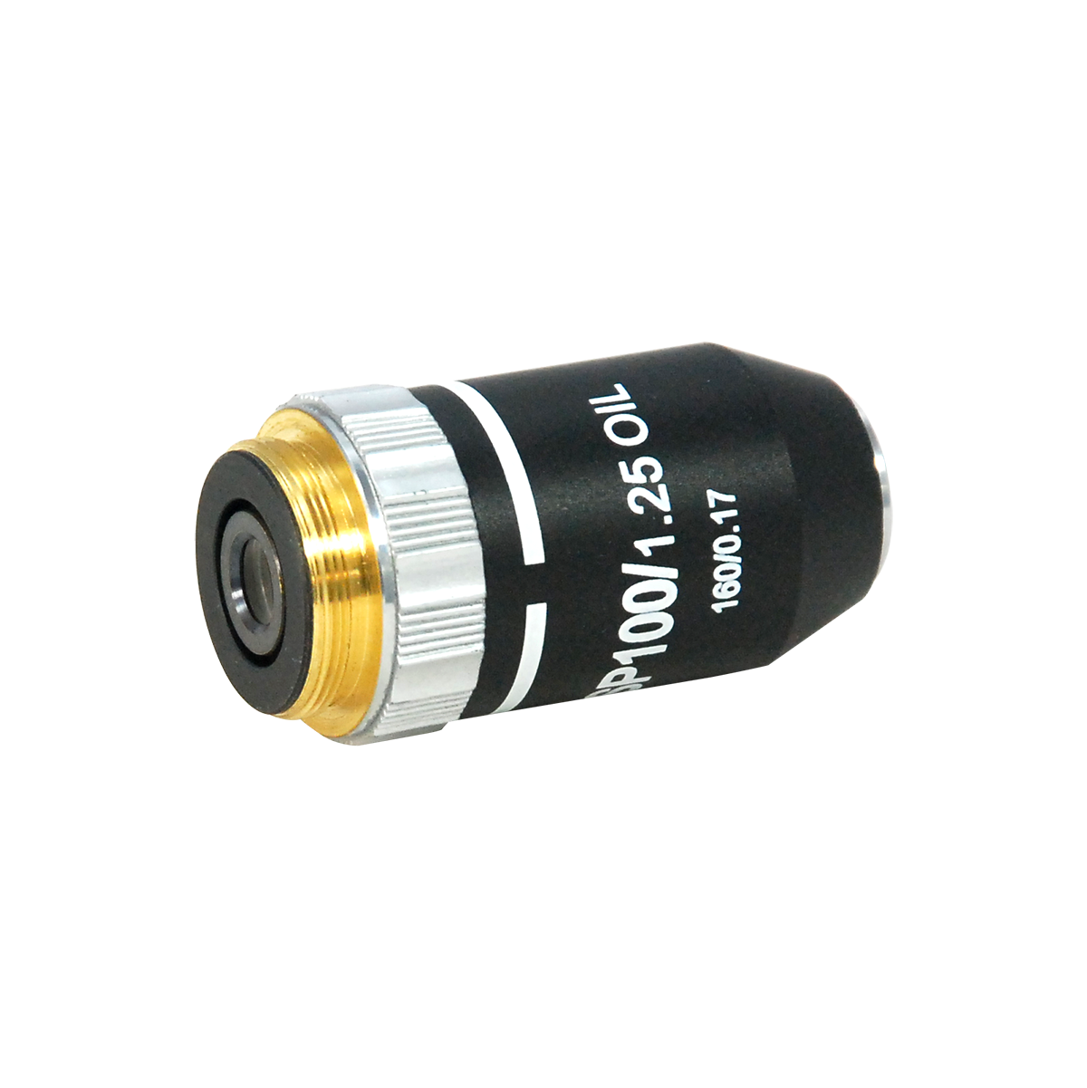 100x semi-plan achromatic microscope objective lens working