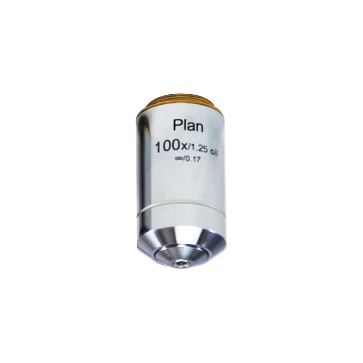 100x infinity-corrected plan achromatic microscope objective